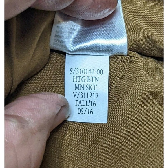 Banana Republic Button Front Skirt Size 2 Heritage Collection Pockets - Picture 7 of 8